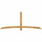 Ekena Millwork Bellingham Rough Sawn Timber Gable Bracket, Western Red Cedar, 96"W x 40"H x 2"D x 4"F, 10/12 Pitch GBW096X40X0204BEL00RWR - alternate 1